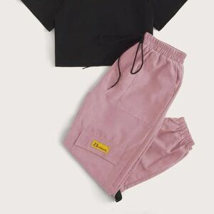 Drawstring Cargo Joggers